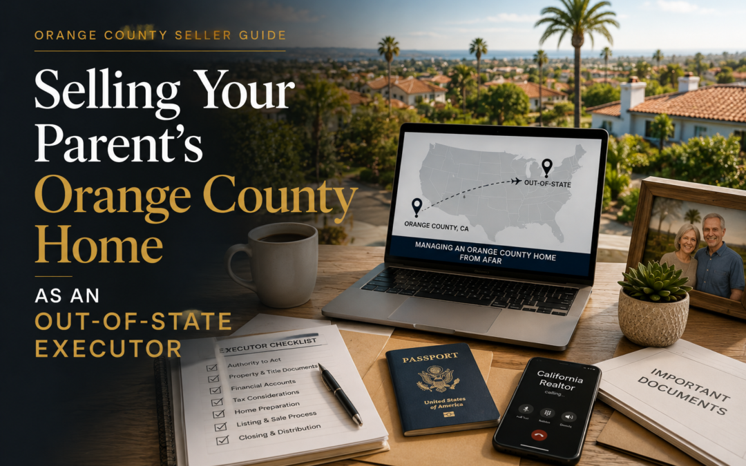 Selling Your Parent’s Orange County Home as an Out-of-State Executor
