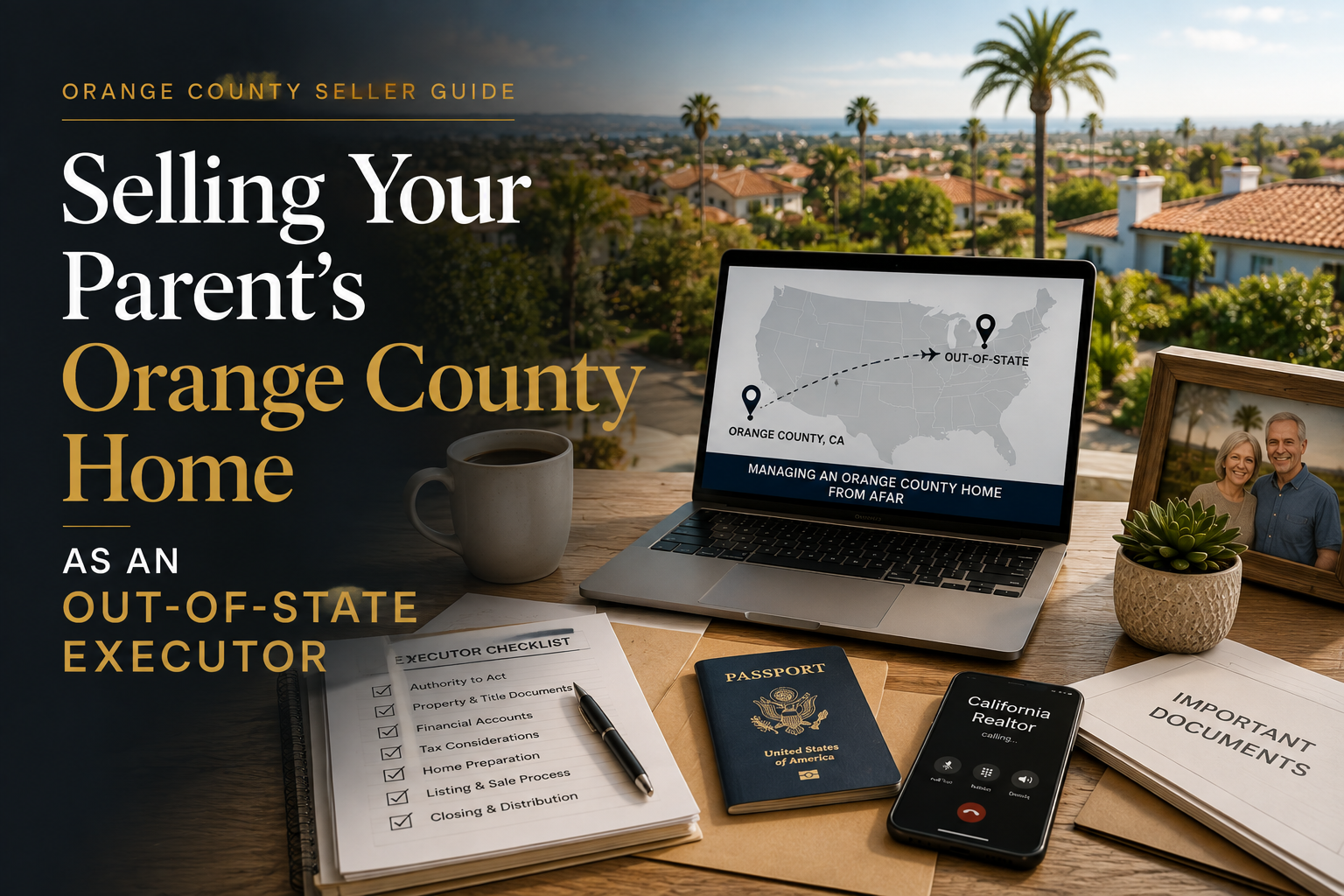 Selling Your Parent’s Orange County Home as an Out-of-State Executor