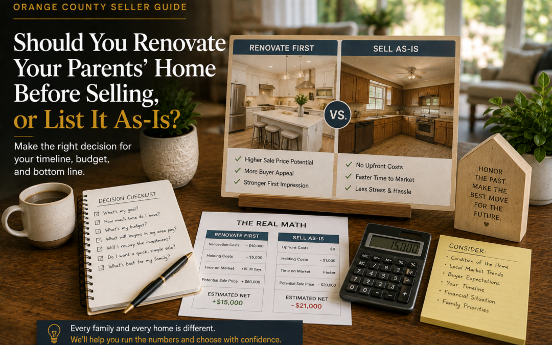 Assisted Living or Aging in Place? How the Decision Shapes Your Parent’s Home Sale Timeline