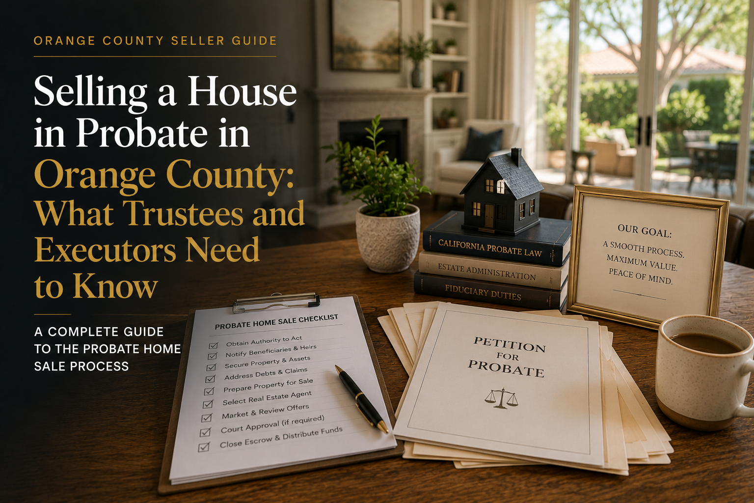 Selling a House in Probate in Orange County: What Trustees and Executors Need to Know