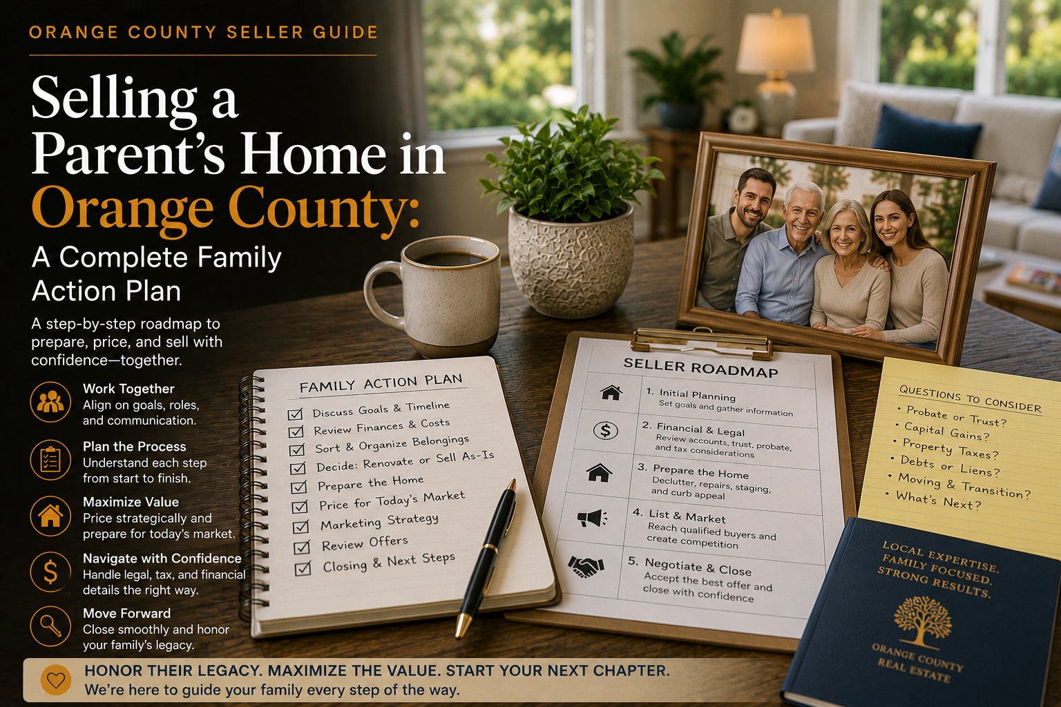Coordinating Your Parent’s Orange County Home Sale From Out of State